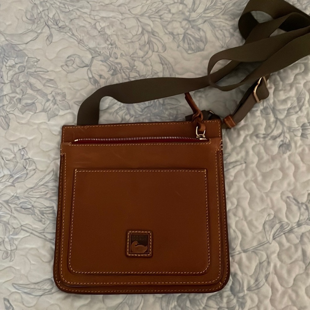 Leather crossbody!